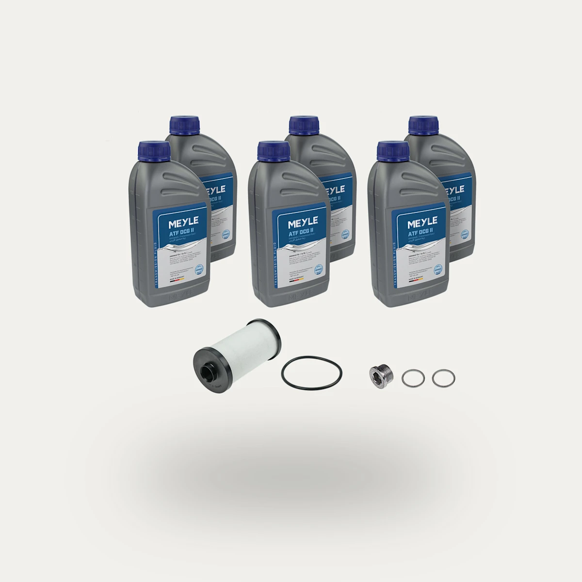 Foto von einem MEYLE Ölwechsel Kit für Automatikgetriebe.