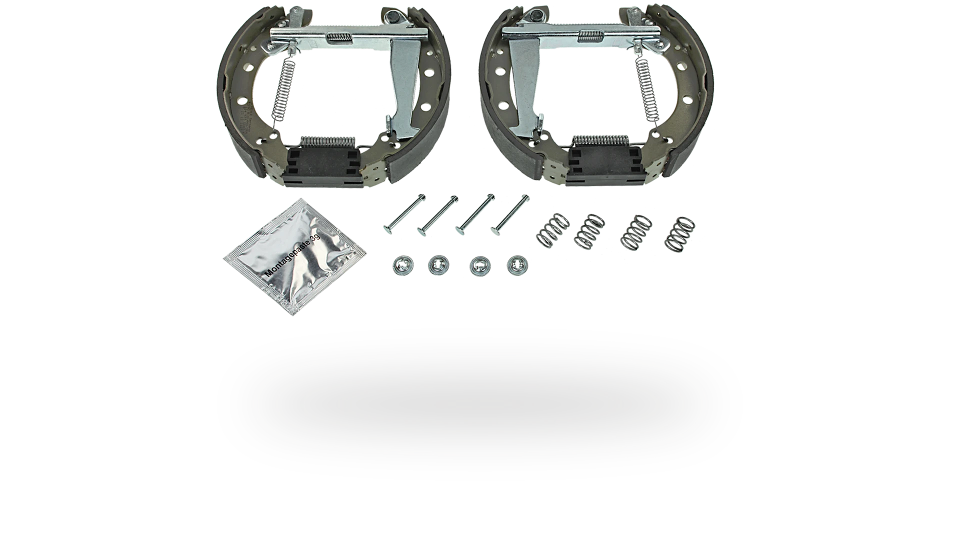 Photo of a MEYLE brake shoe kit.