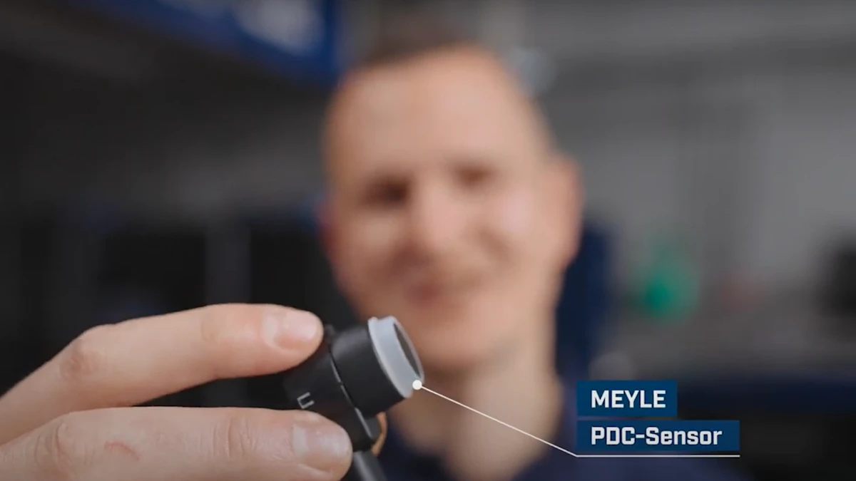 Screenshot vom Video "PDC Sensoren".